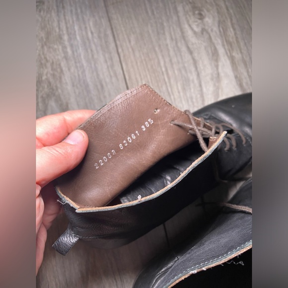 VGUC Coclico Leather Ankle Lace Up Low Heeled Boots - Picture 5 of 12